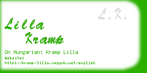 lilla kramp business card